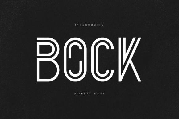 Bock: A Confident Display Typeface for Modern Editorial Design