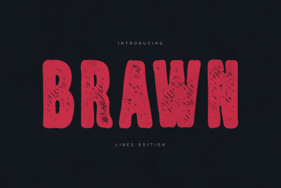 Brawn: A Bold Display Font for Authentic Digital Branding