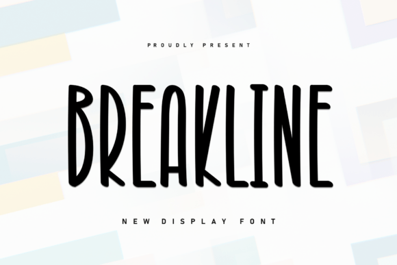 Breakline: A Display Typeface That Commands Attention Online