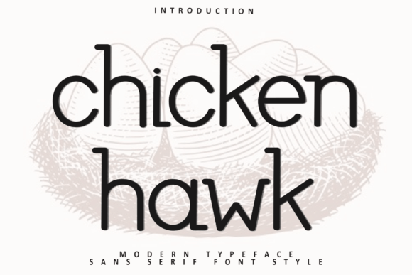Chicken Hawk: A Display Font That Breathes With Your Content