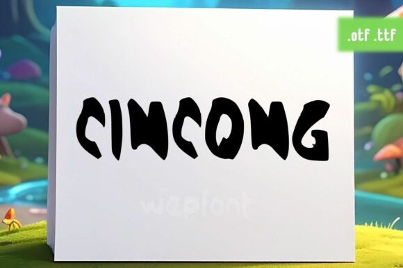 Cincong: A Display Font That Adds Charm to Real Business Branding