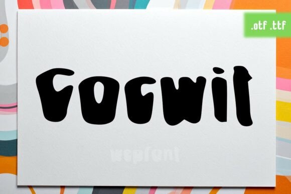 Cocwit: A Display Font That Makes Your Headlines Pop