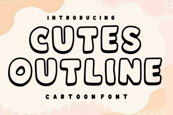 Cutes Outline: A Playful Display Font for Editorial Charm