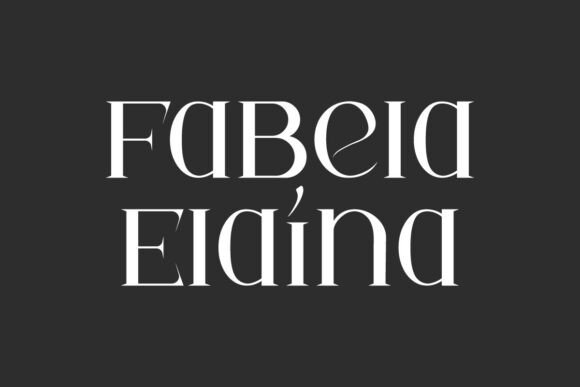 Fabela Elaina: A Luxe Serif Display Font for Handmade Creators