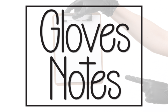 Gloves Notes: A Sleek Display Font for Modern Web Design
