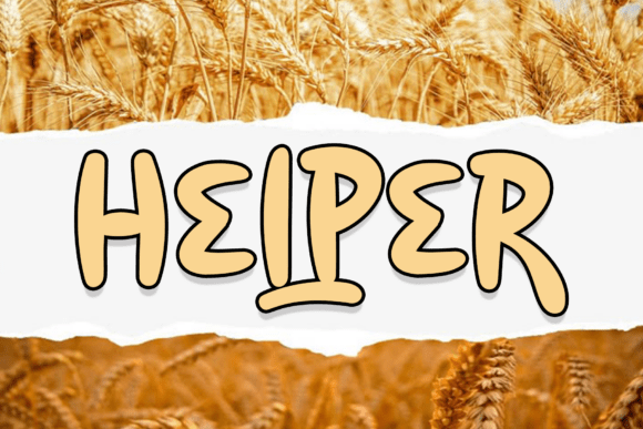 Helper: A Friendly, Bold Display Font for Handmade Brands