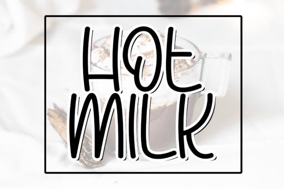 Hot Milk: A Friendly, Authoritative Display Font for Warm Brand Identities
