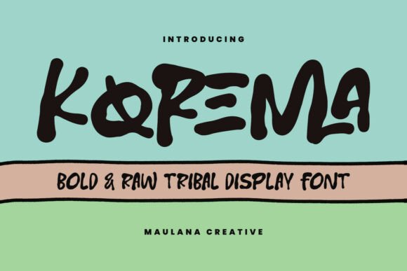 Korema: A Display Font That Makes Your Headlines Feel Alive