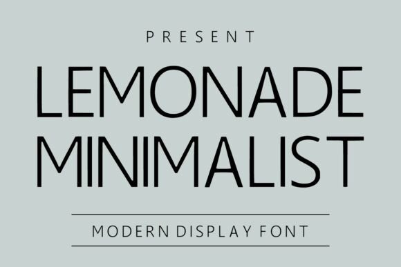 Lemonade Minimalist: A Display Font That Elevates Real Small Business Branding