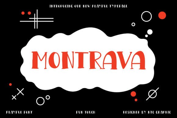 Montrava: A Playful Display Font for Editorial Impact
