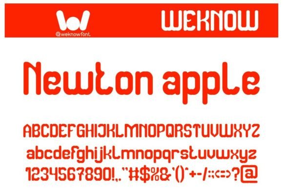 Newton Apple: A Display Font That Adds Instant Charm to Your Brand