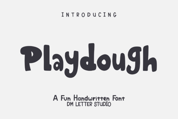 Playdough: A Cheerful Display Font for Warm, Human Branding