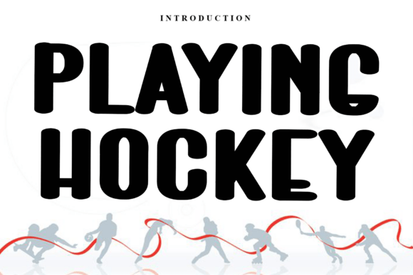 Playing Hockey: A Friendly Display Font That Makes Your Headlines Stick