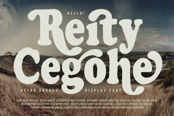 Reity Cegohe: A Display Font That Makes Your Brand Feel Warm, Confident & Uniquely You