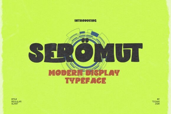 Seromut: A Display Font That Earns Its Space