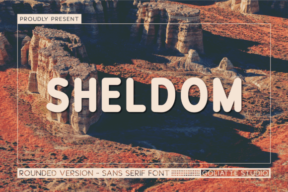 Sheldom: A Warm, Bold Display Typeface for Real Branding Work
