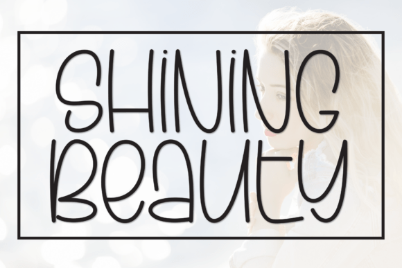 Shining Beauty: A Handwritten Display Font for Editorial Charm
