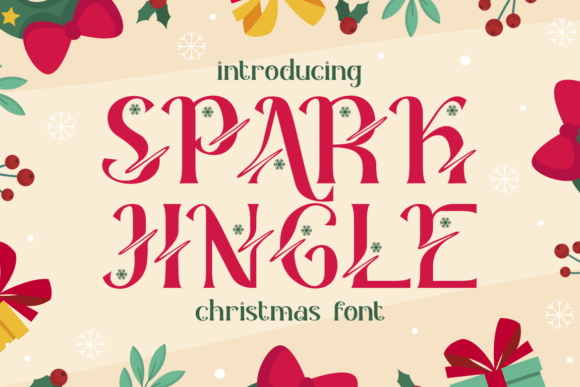 Spark Jingle: A Festive Display Font That Delivers Seasonal Clarity