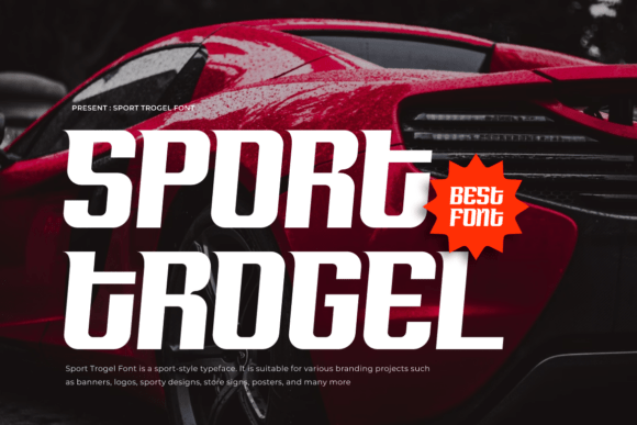 Sport Trogel: A Bold Display Font for High-Energy Digital Brands