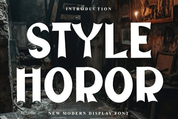 Style Horor: A Festive Display Typeface for Holiday Web Design